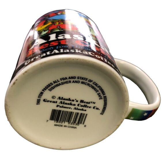 Alaska’s Best Coffee Mug, Great Alaska Coffee Cup, Funny Comical Coffee Mug - Picture 9 of 12